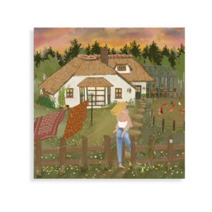 "Coming home" square card