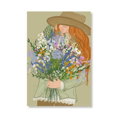 Seasons of the Flower Girls - 8 Postcards set - Image 5