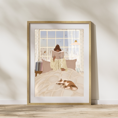 Art print Winter Home